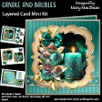 Candle and Baubles - Layered Card Mini Kit
