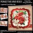 Poinsettias and Roses - Layered Card Mini Kit