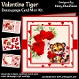 Valentine Tiger - Decoupage Card Mini Kit