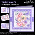 Fresh Flowers - Decoupage Card Mini Kit