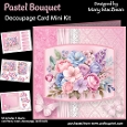Pastel Bouquet - Decoupage Card Mini Kit