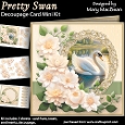 Pretty Swan - Decoupage Card Mini Kit