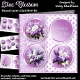 Lilac Blossom - Round Layers Card Mini Kit