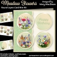 Meadow Flowers - Round Layers Card Mini Kit