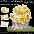 Daffodils and Wisteria - Flower Barrel Card Mini Kit