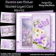 Daisies and Violas - Stacked Layers Card Mini Kit