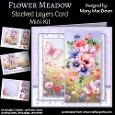 Flower Meadow - Stacked Layers Card Mini Kit
