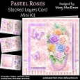 Pastel Roses - Stacked Layers Card Mini Kit