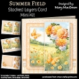 Summer Field - Stacked Layers Card Mini Kit
