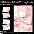 Pink Carnations - Pocket Card Mini Kit