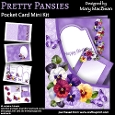 Pretty Pansies - Pocket Card Mini Kit