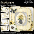 Sunflowers - Pendant Card Mini Kit