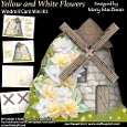 Yellow and White Flowers - Windmill Card Mini Kit