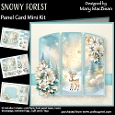 Snowy Forest - Panel Card Mini Kit