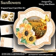 Sunflowers - Shaped Easel Card Mini Kit