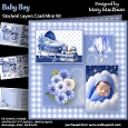 Baby Boy - Stacked Layers Card Mini Kit