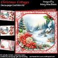 Christmas Cottages - Decoupage Card Mini Kit