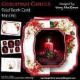 Christmas Candle - Fold Back Card Mini Kit