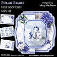 Polar Bears - Fold Back Card Mini Kit