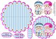 Twin Boy and Girl Wobble Card