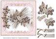 Frosty Flowers Christmas Decoupage