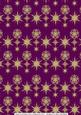 Gold on Purple Christmas Backgound