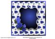 Blue Roses 7" x 7" Card Insert