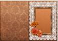 Lacy Lovelies A5 - Bronze Chrysanthemums Insert