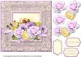 Lacy Lovelies 7" x 7" - Pink and Yellow Posy