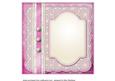 Pink Flowers, Lace and Pearls - Insert