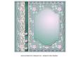 White Flowers Lace and Pearls Insert