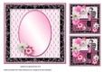 City Girl Decoupage Card Insert