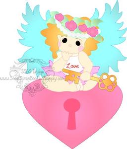 Angel Girl Blowing a Kiss File