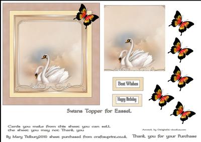 Swans Topper Big 53/4"x51/2"