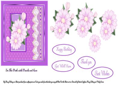In the Pink with Flowers and Lace