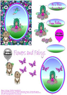 Flowers and Fairy