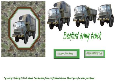 Bedford Army Truck