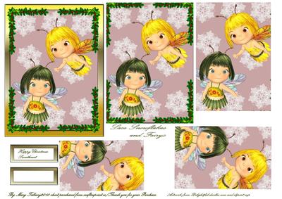Lace Snowflakes and Fairy's