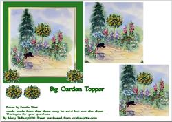 Big Garden Topper 51/4x 51/4 Approx