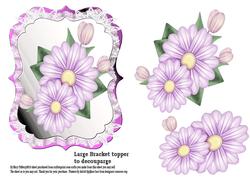 Large Bracket Topper to Decouparge