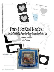 5"x5" Square Framed Box Card