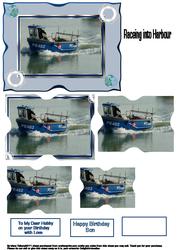 Raceing Into Harbour