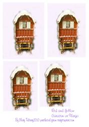 Red and Yellow Caravan or Vargo