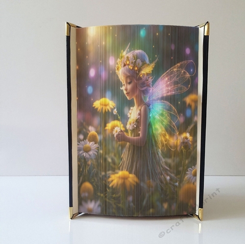 Little Fairy Strip Art Book Edge Pattern.