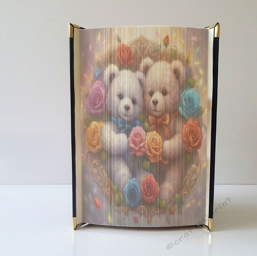 In Love Bears Bear For Edge Strip Art Pattern 