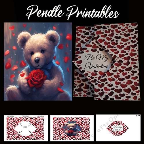New Style Centre Spin Surprise Valentines Card  04