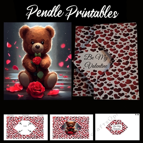 New Style Centre Spin Surprise Valentines Card  07