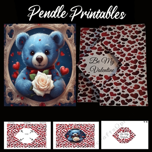 New Style Centre Spin Surprise Valentines Card  08