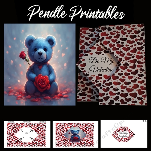 New Style Centre Spin Surprise Valentines Card  09