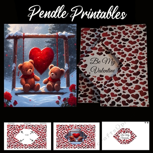 New Style Centre Spin Surprise Valentines Card  12